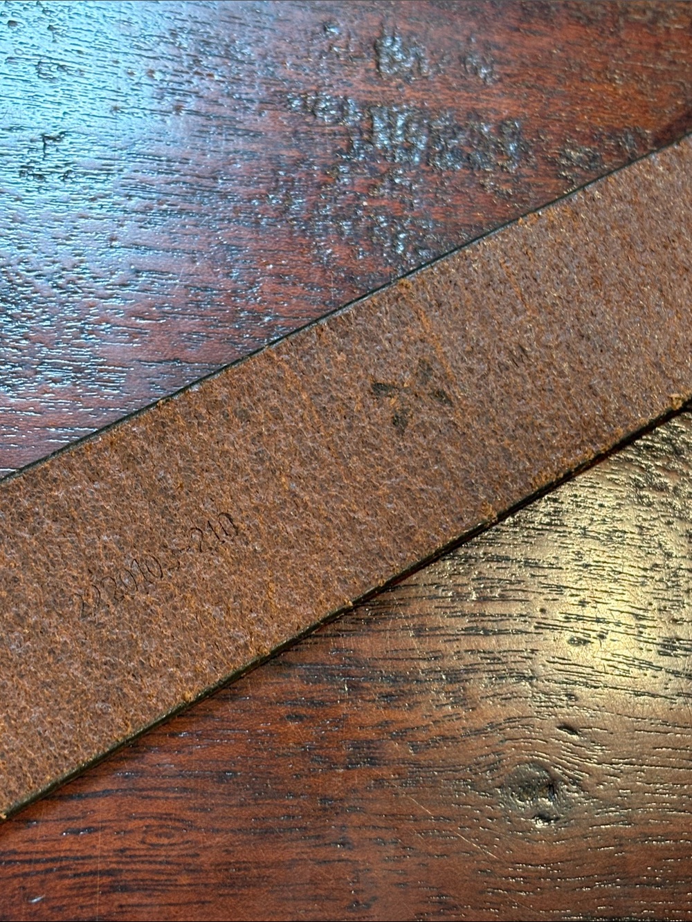 Vintage Ralph Lauren 90s Brown Leather Equestrian Belt Brass Buckle size Medium - Picture 10 of 16